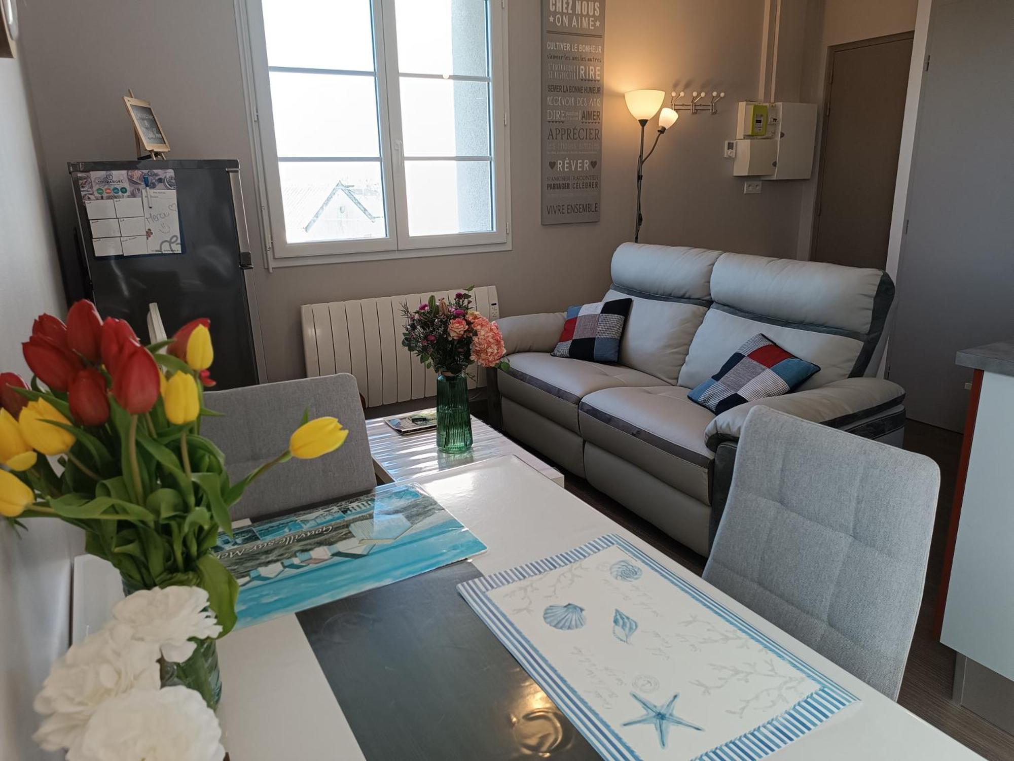 Appartement Cosy Proche Mer Gouville-sur-Mer Eksteriør billede